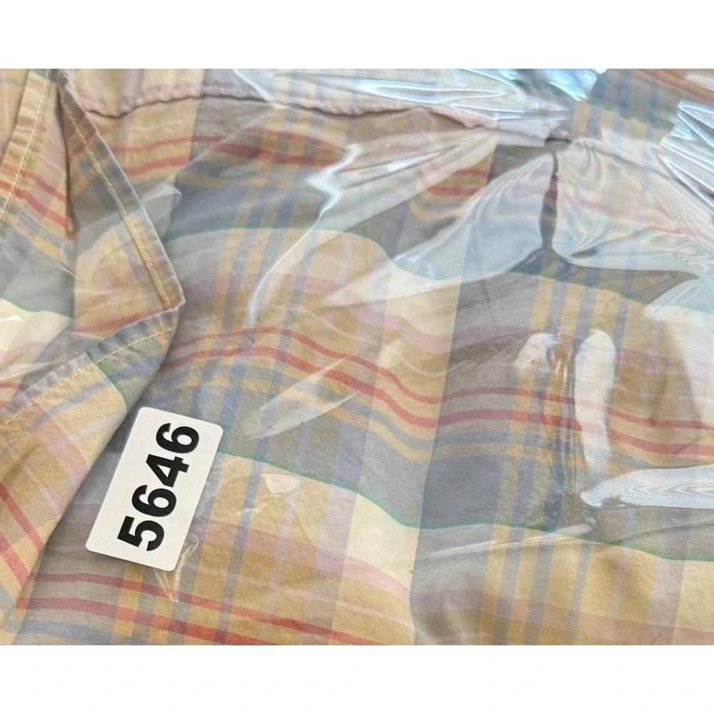 J Crew Shirt Men's XL Slim Fit Plaid Long Sleeve Button‎ Down 100% Cotton